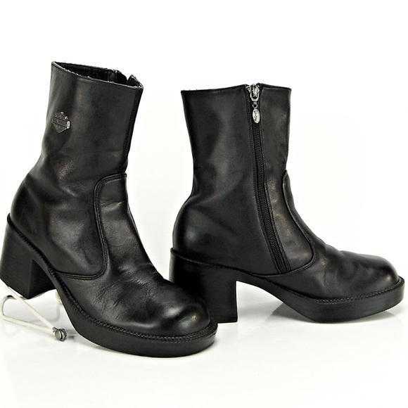 Harleydavidson Leather Pavement Boots 